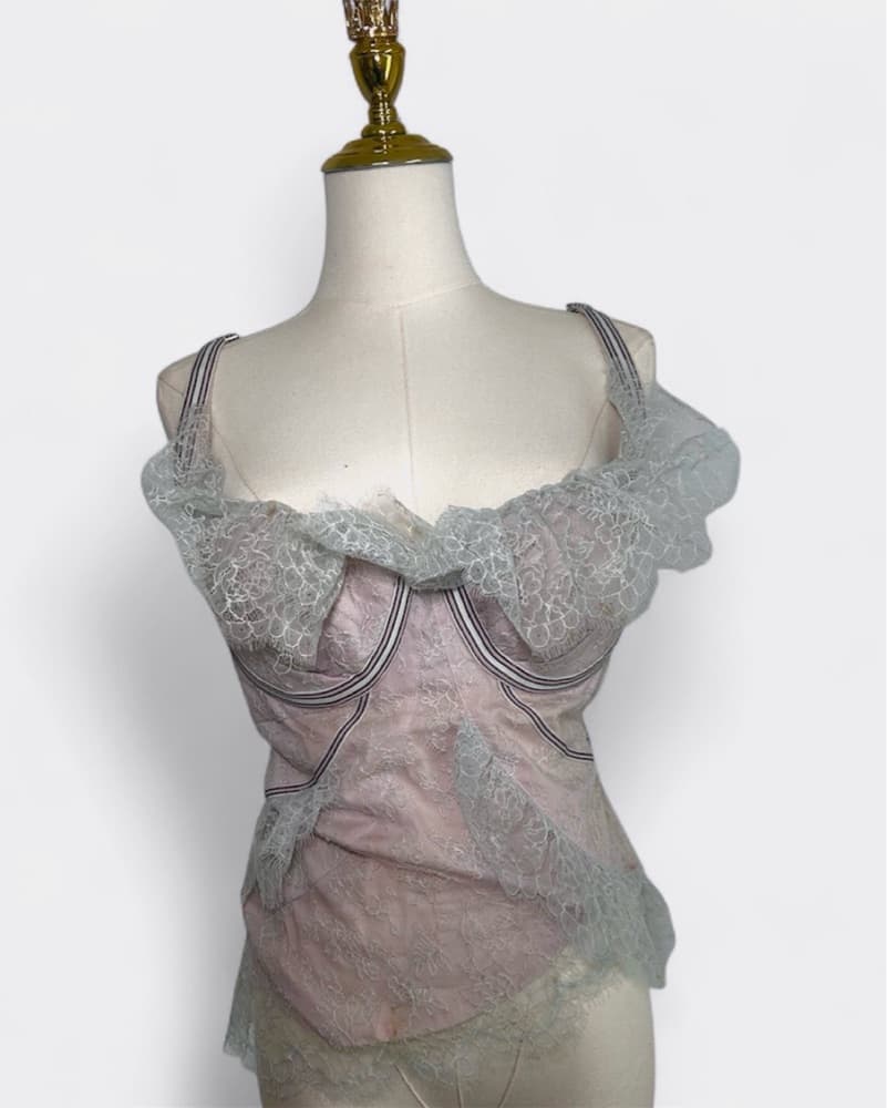 RARE Blumarine Pink Corset + Blazer - Image 3