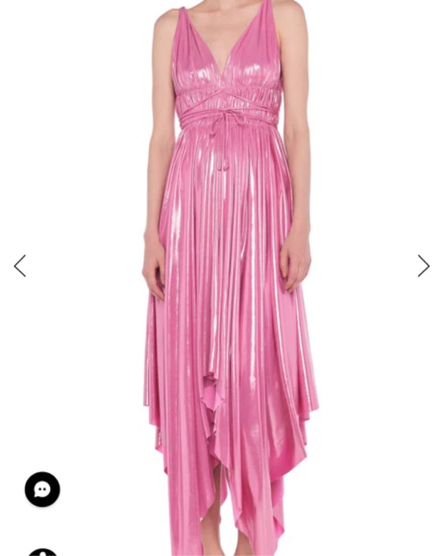 Norma Kamali  Candy Pink GODDESS DRESS - Image 3