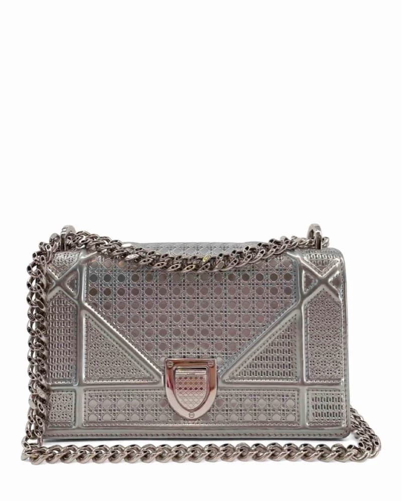 Dior Mini Diorama Clutch / Or On Chain  - Image 1