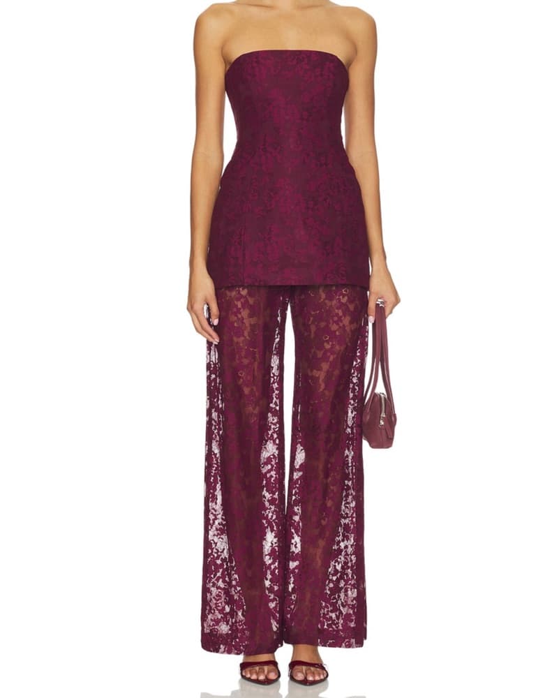 Best Seller REVOLVE Mariko Lace Pants - Image 3