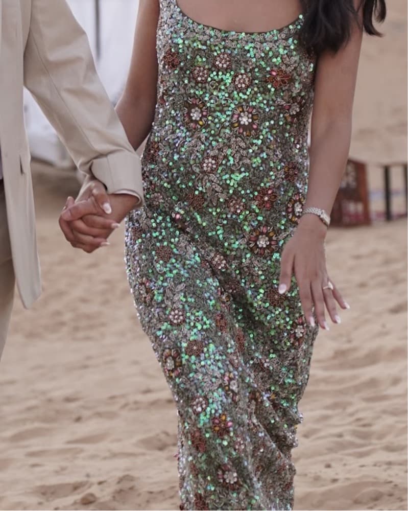 Dazzling Sequin Maxi Dress - Image 3
