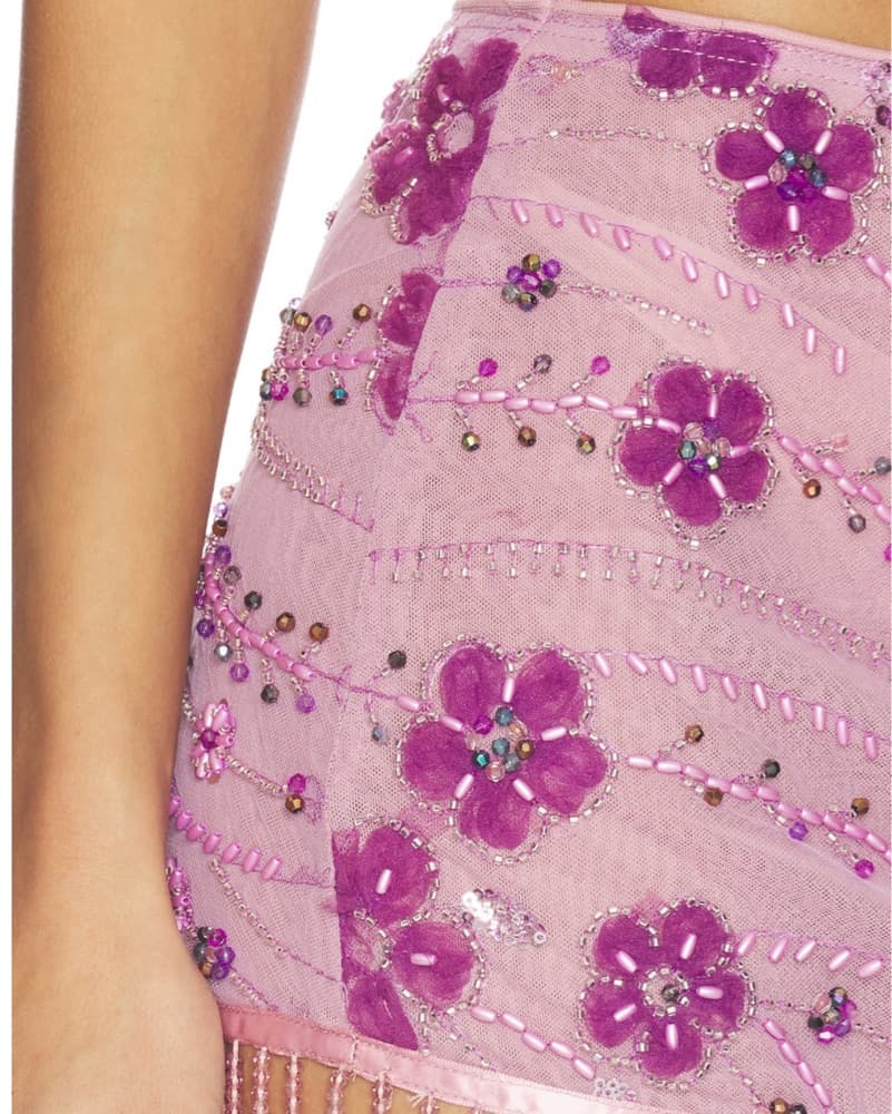Jaded London Mini Skirt Embellished - Image 3