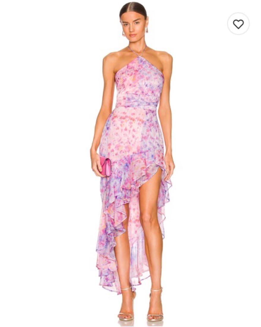 Pink And Purple High Low Dress - Image 1