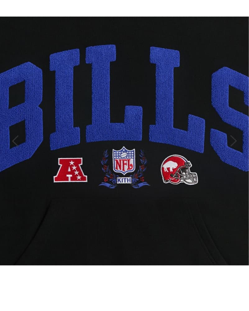 Kith for the NFL Buffalo Bills Hoodie - Image 4