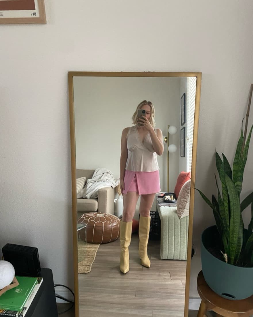 Pink Mini Skort  - Image 3