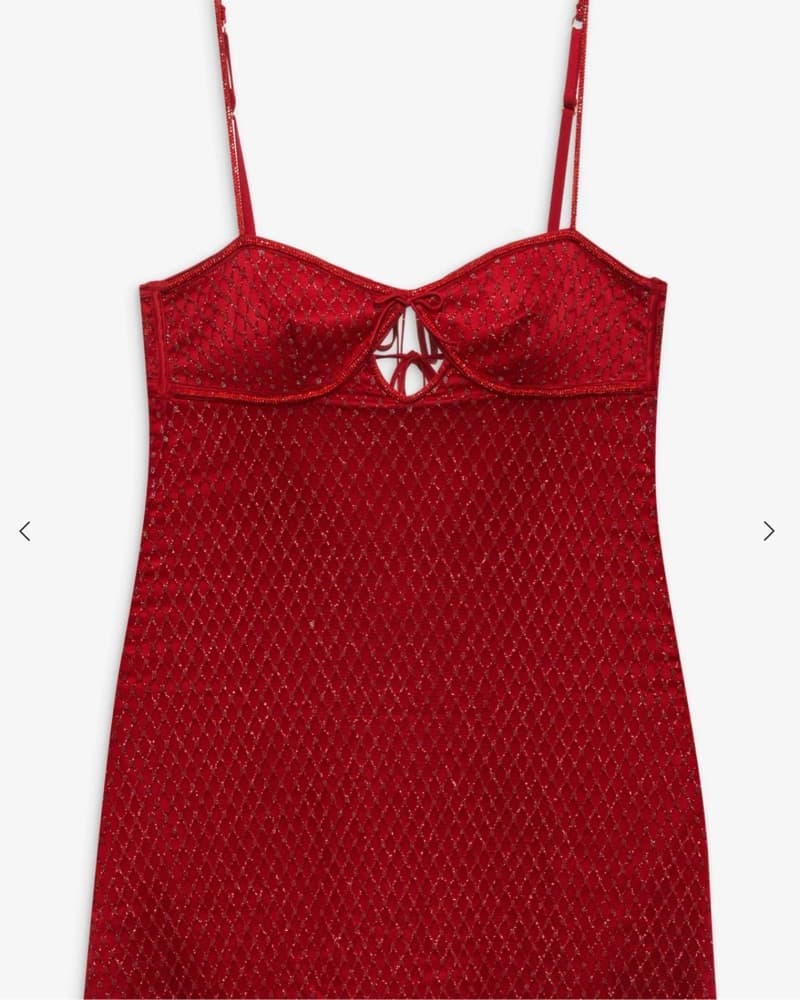 Red Sparkly For Love And Lemons Dress - Image 4