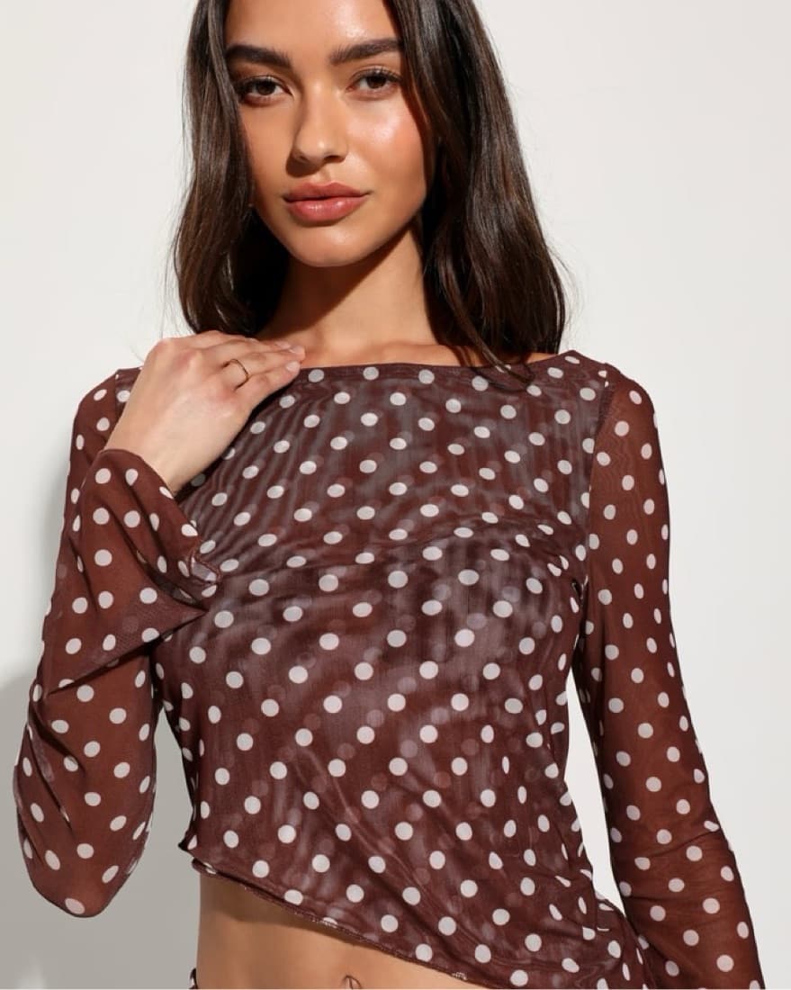 Sheer Polka Dot Set - Image 2