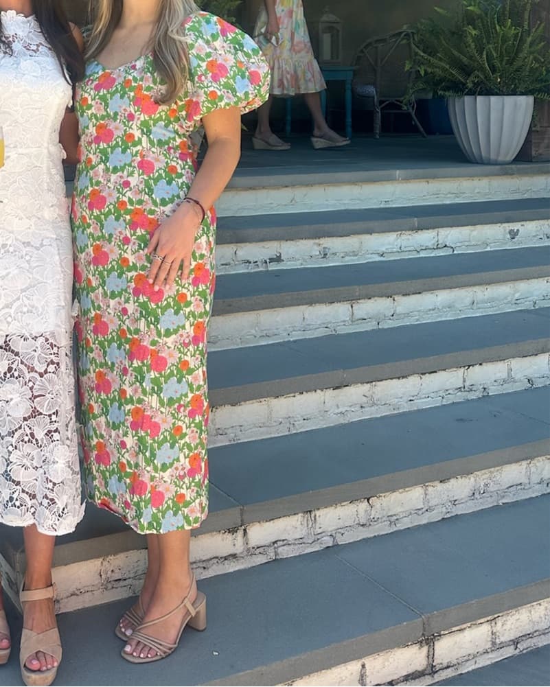 Tuckernuck Floral Midi Dress - Image 1
