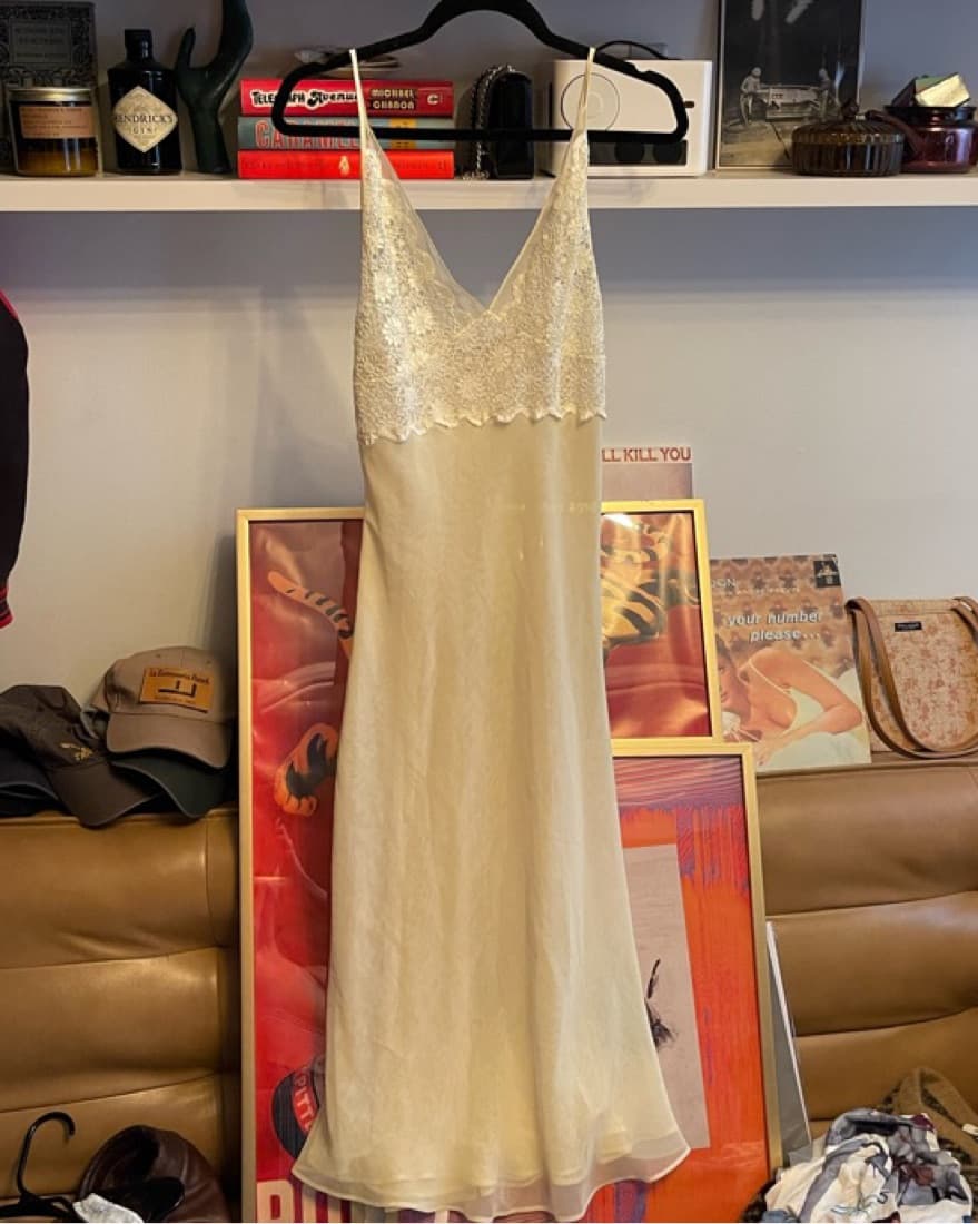 Vintage Lace Slip Dress  - Image 1