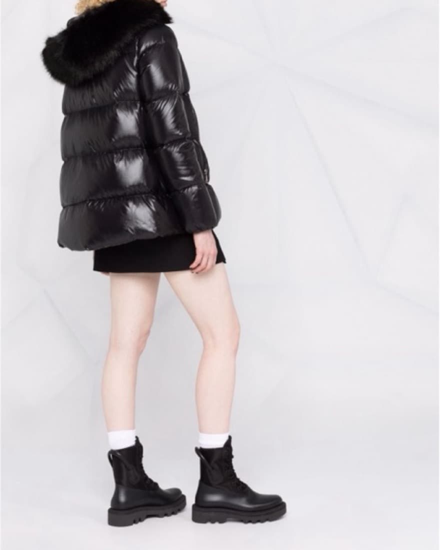 $1,800 Moncler Black Puffer Jacket - Image 3