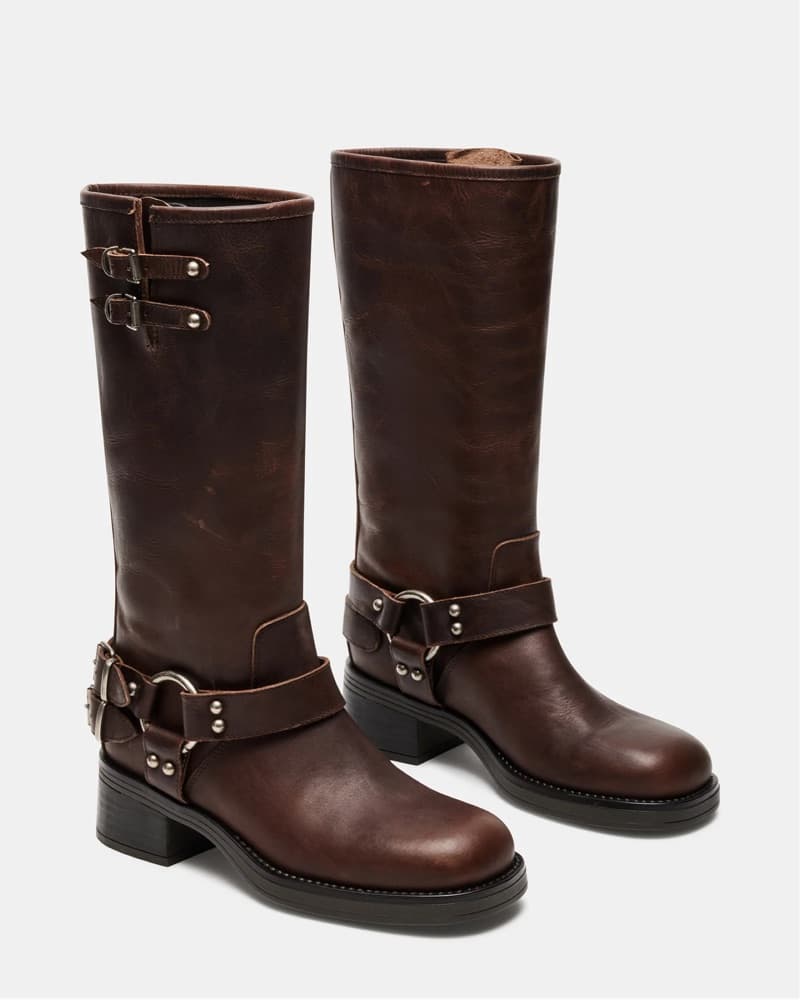Astor Brown Leather Boot - Image 2
