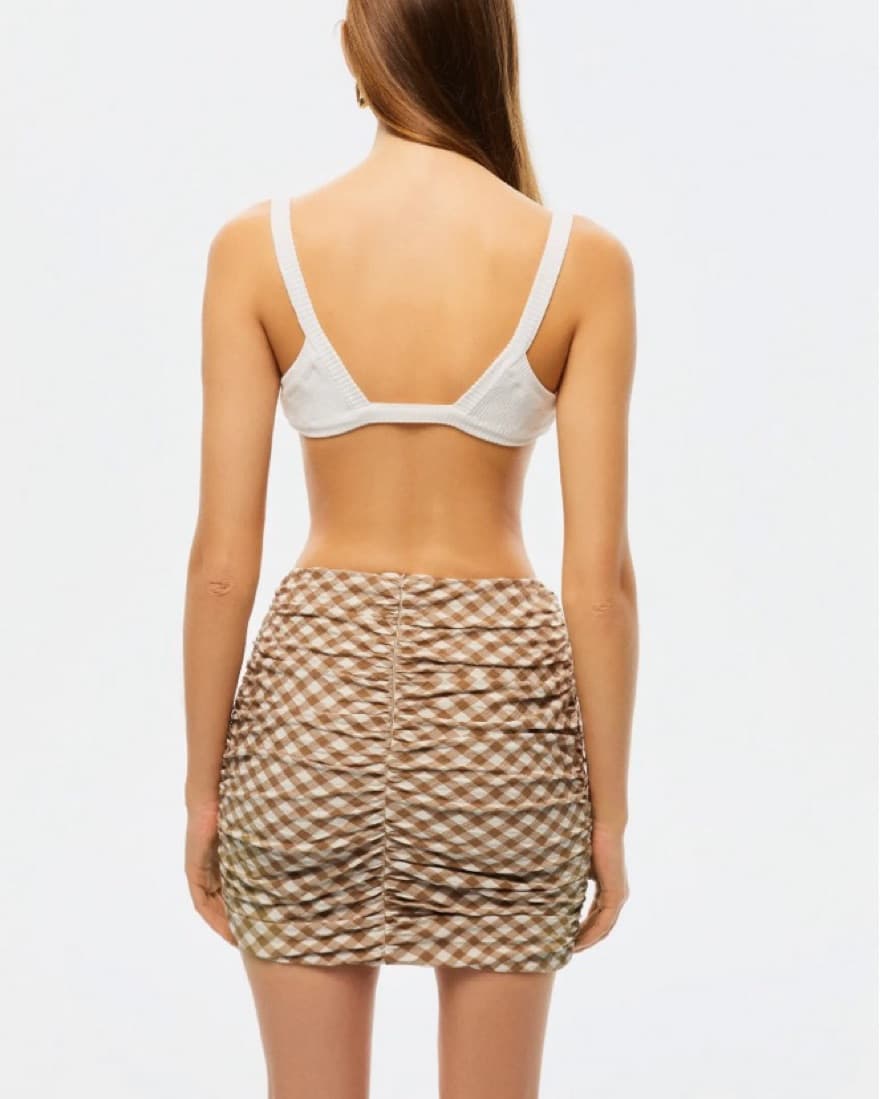 Gingham Matching Skirt And Blazer - Image 2