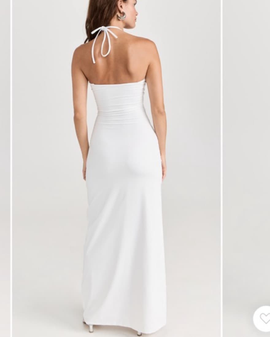 Maygel Coronel Flower Cutout Dress White - Image 3
