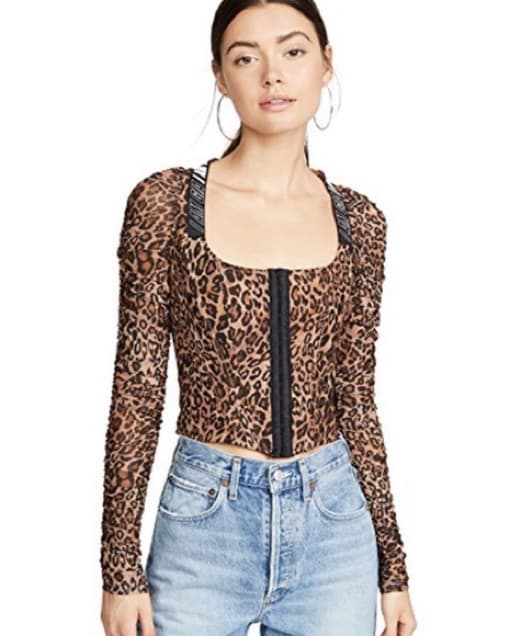 I AM GIA Chelsea Corset Top In Leopard - Image 3