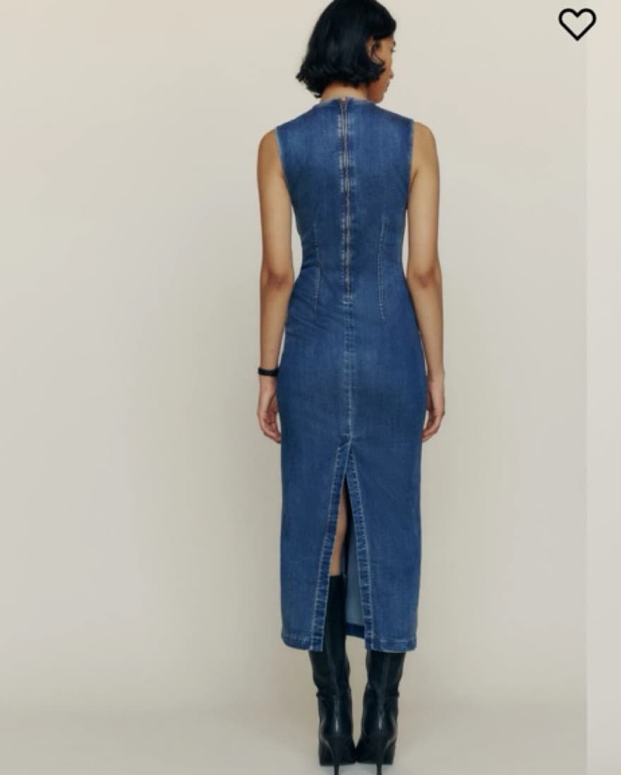 Reformation Denim Dress - Image 2