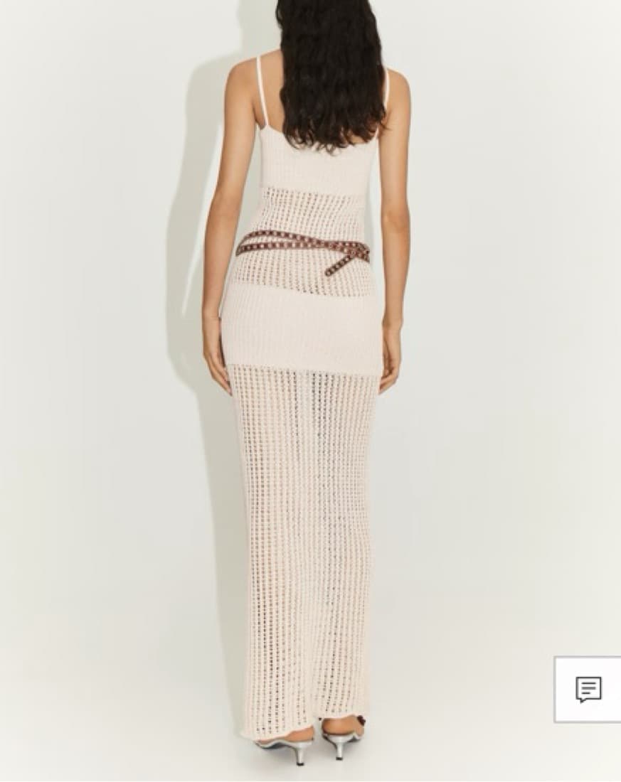 Knit Mango Maxi Dress - Image 2