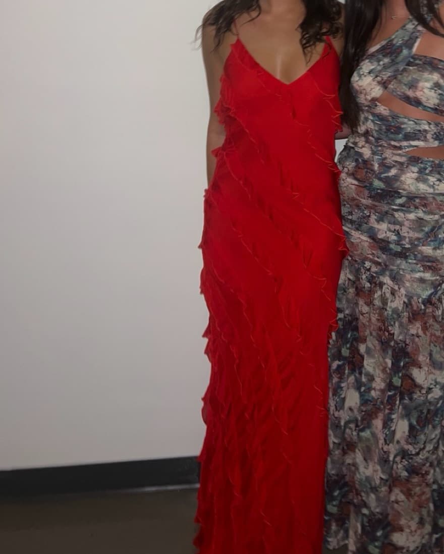 Rat And boa Red Cecilia Dress - S - Image 2