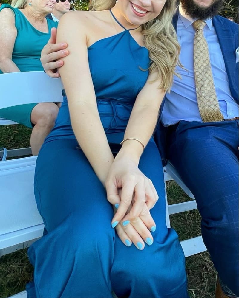 Long Blue Jumpsuit - Image 3
