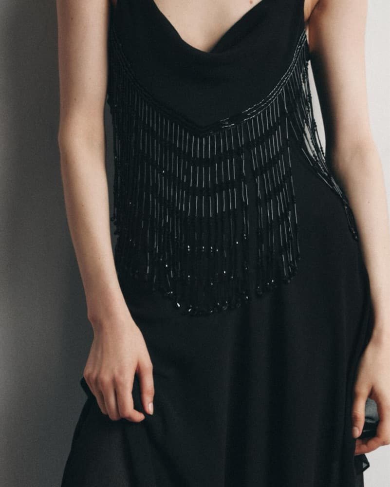 Beaded Midi Dress - Image 4