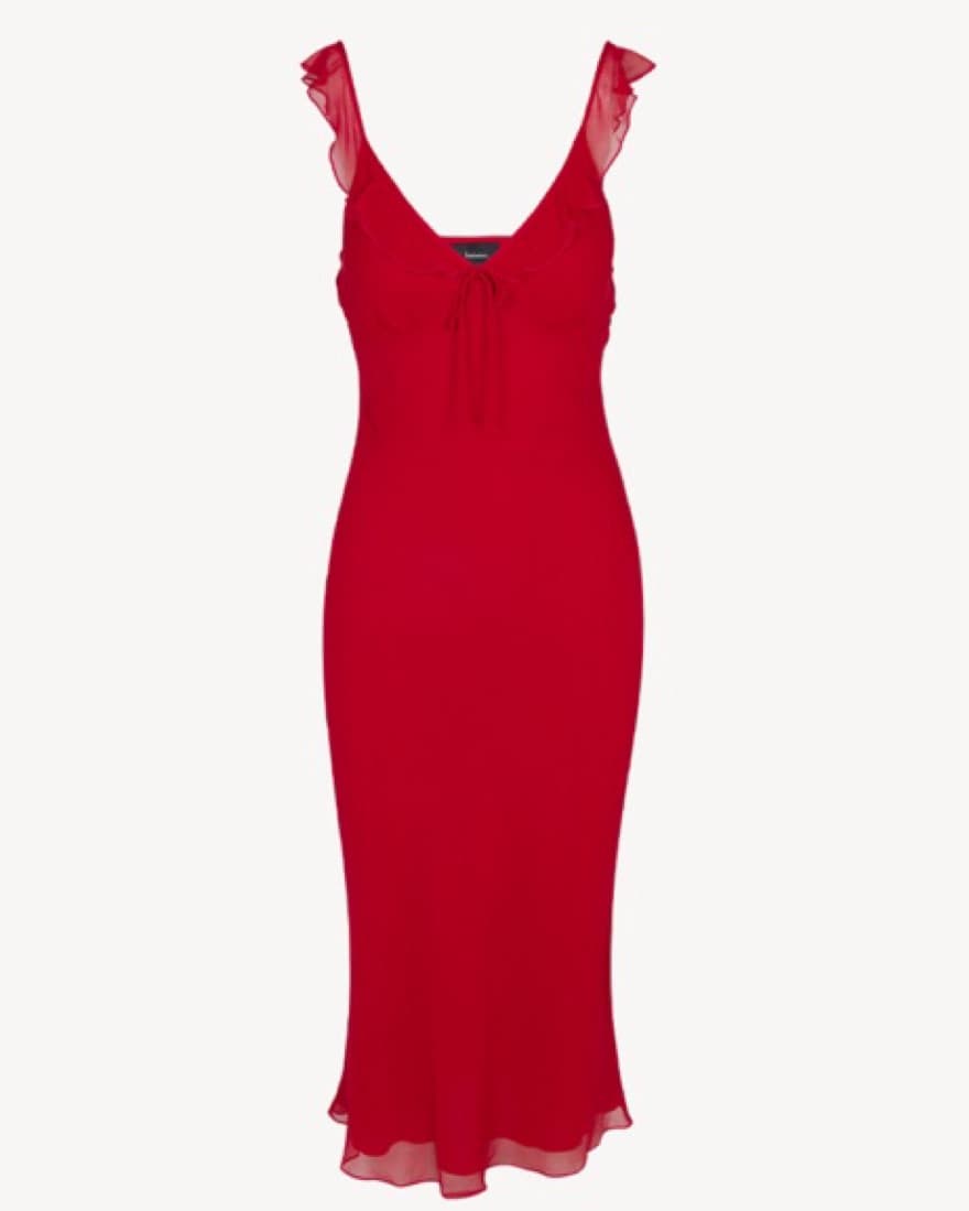 Red Realisation Midi Dress - Image 2