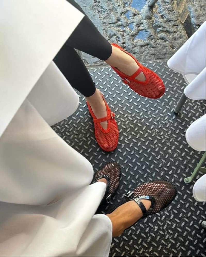 Mesh Ballet Flats  - Image 2