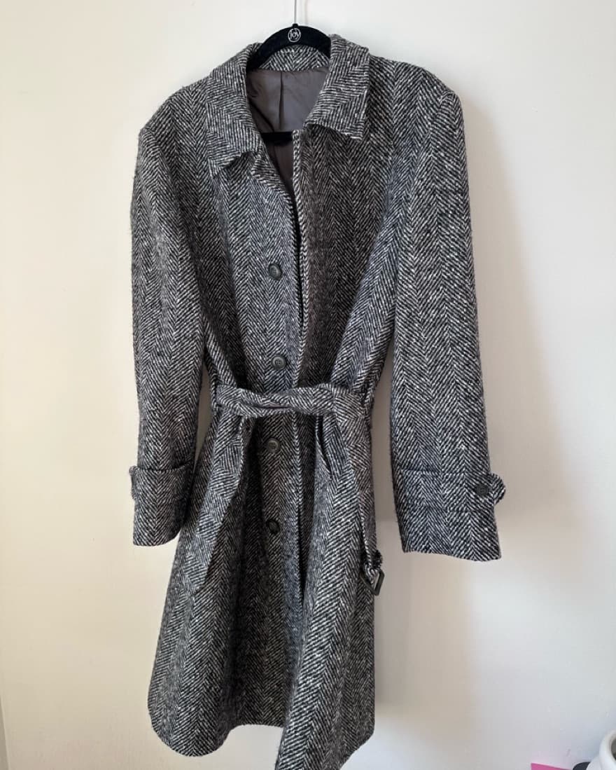 Vintage Black And White Coat - Image 2