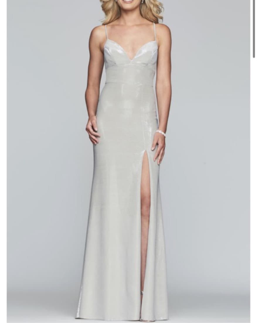 Backless Silver Gown - Image 2