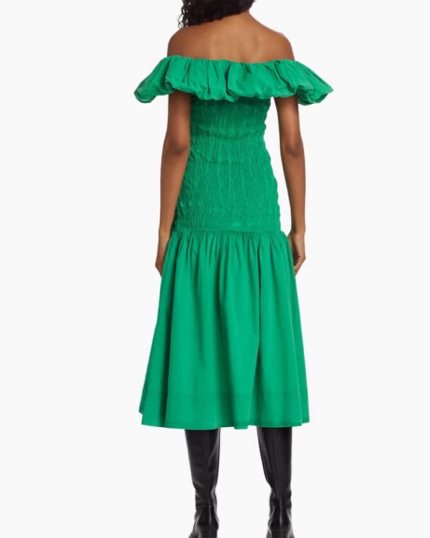 Kelly Green Dress (Worn Once) - Image 2