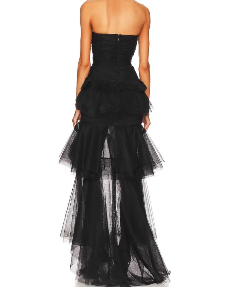 Elegant Ruffled Gown - Image 4