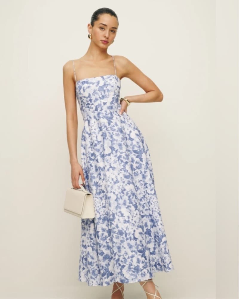 Reformation Monette Floral Linen Maxi  - Image 1