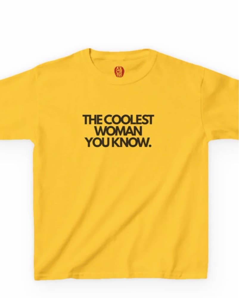 Coolest Woman You Know Baby Tee - Image 2