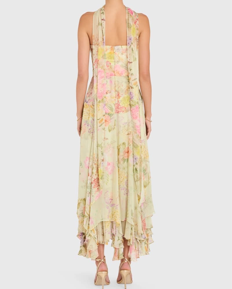 XS - Amanda Uprichard Dress With Scarf - Image 2