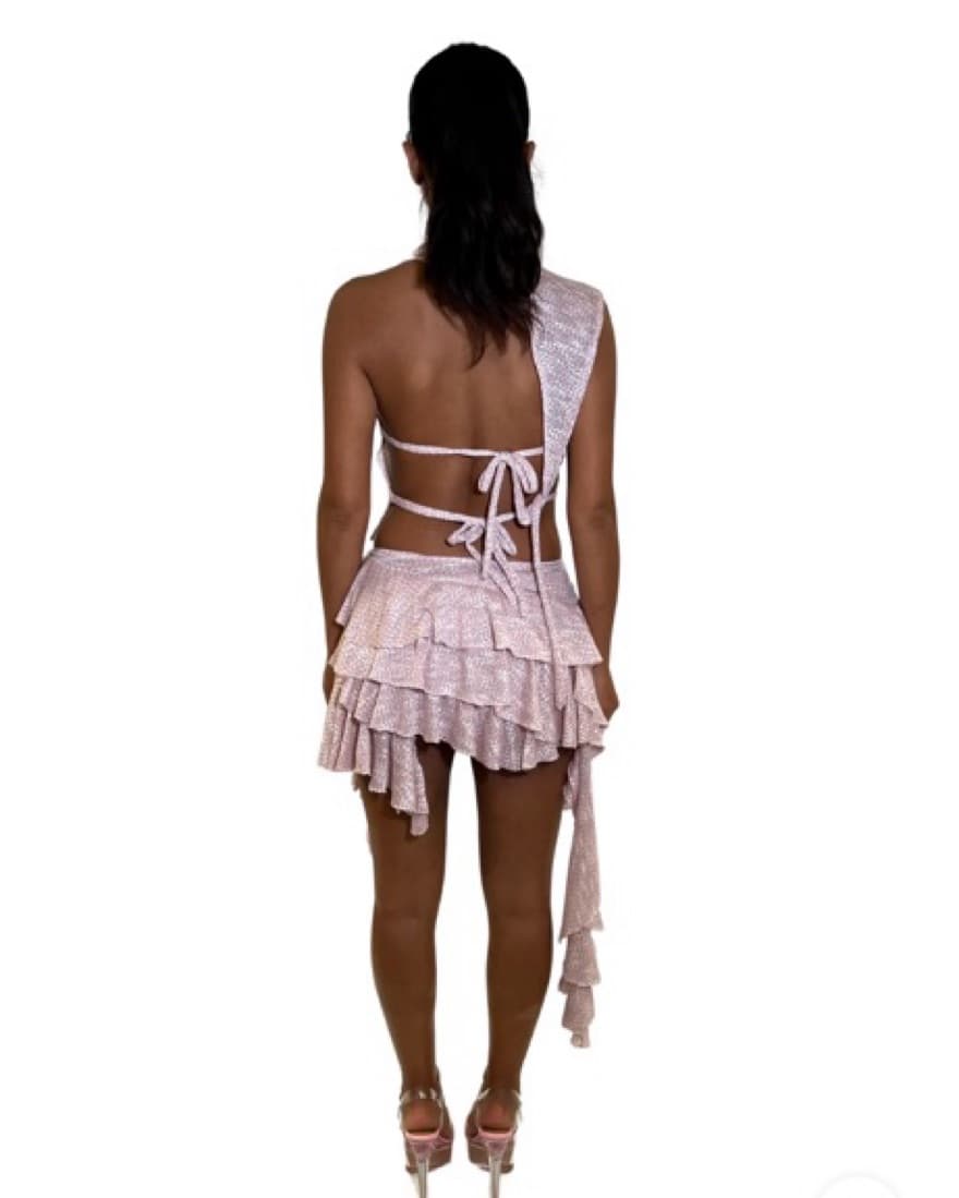 Pink Halter Skort Set  - Image 6