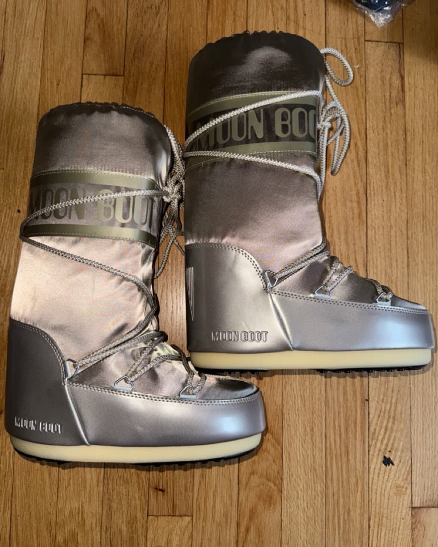 Moon Boots Platinum Icon Glance Tall  - Image 3