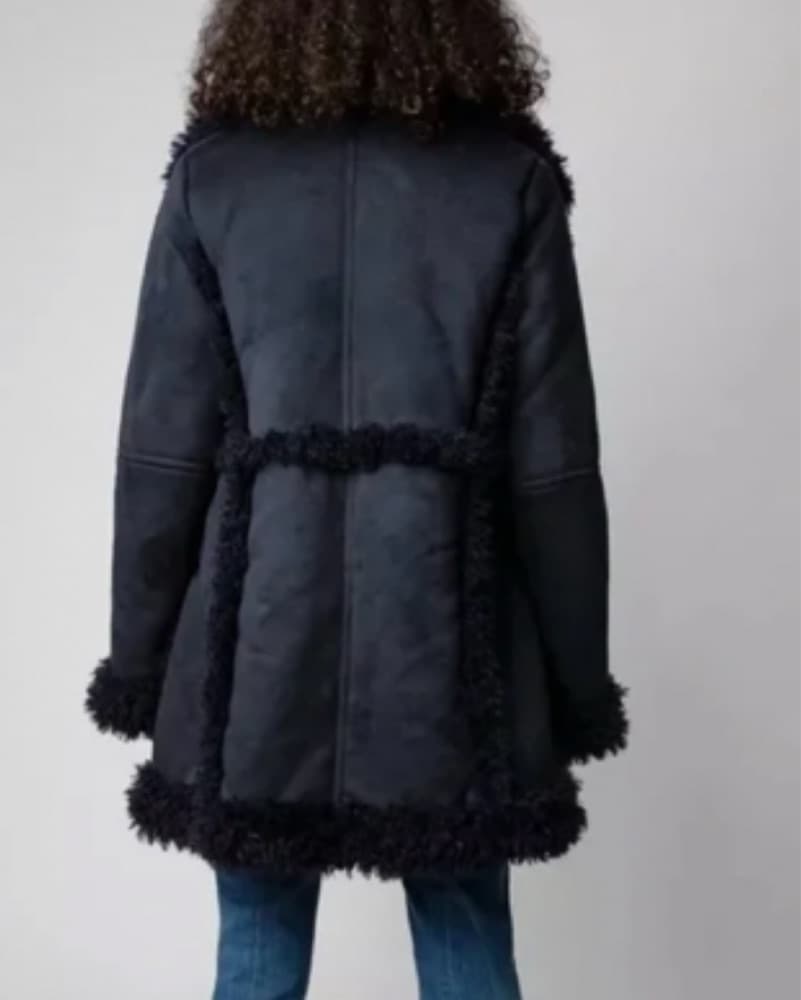 Suede sherpa Navy Zodaig Vintage  - Image 2
