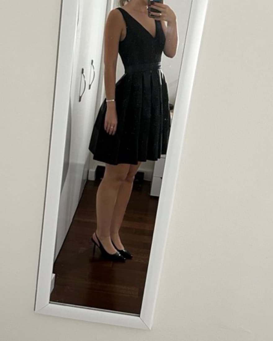 Black Halston Heritage Cocktail Dress - Image 3