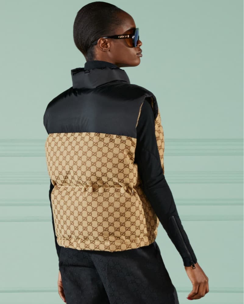 Gucci Cotton Canvas Puffer Vest - Image 4