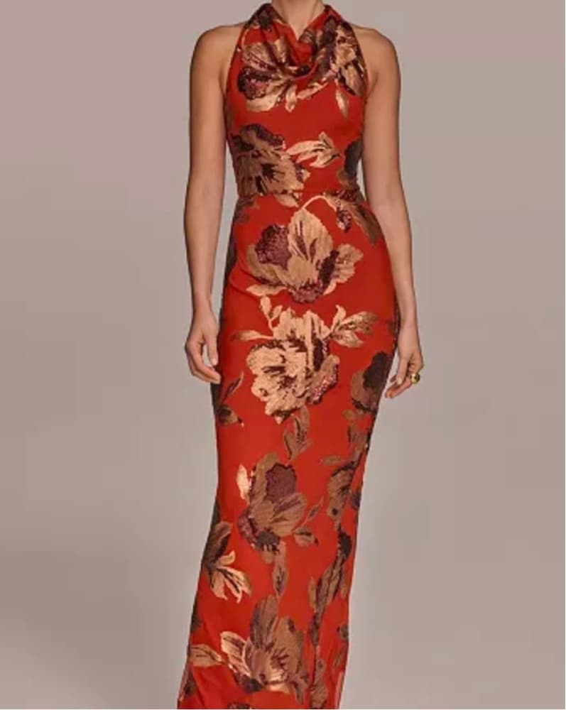 Fall Formal Wedding Guest Dress - Image 1