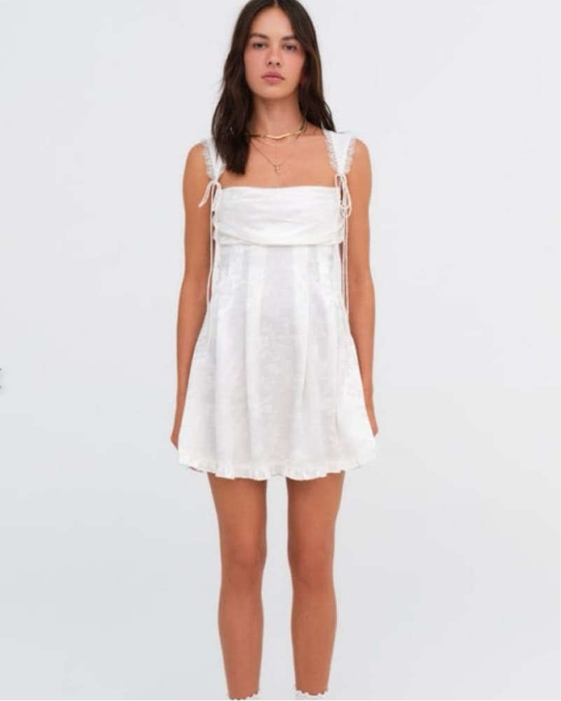 For Love & Lemons Holland White Dress  - Image 1