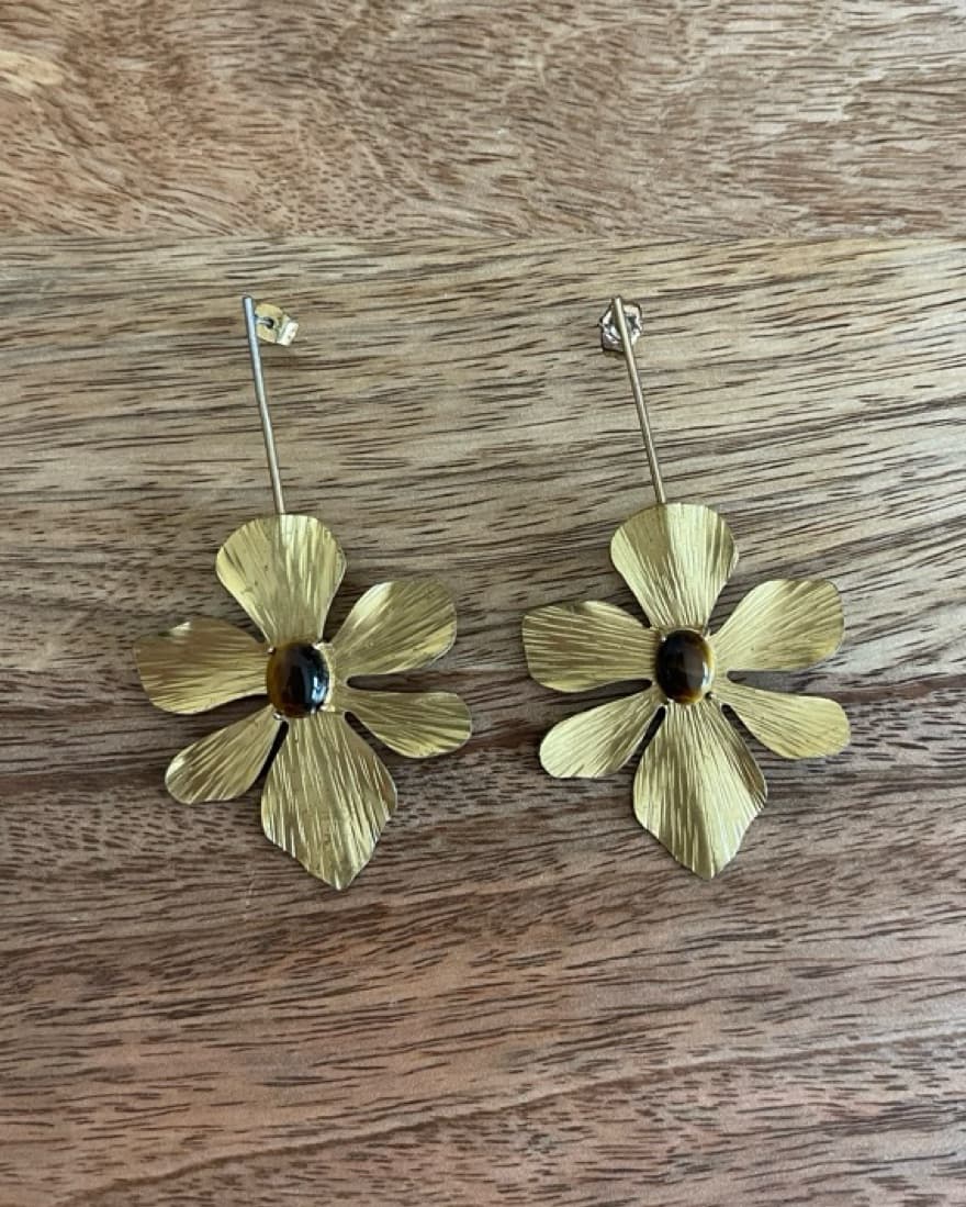 Anthropologie Flower Earring - Image 1