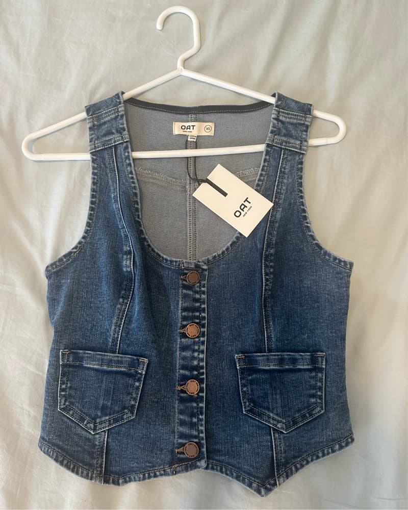 OAT Denim Top - Image 1