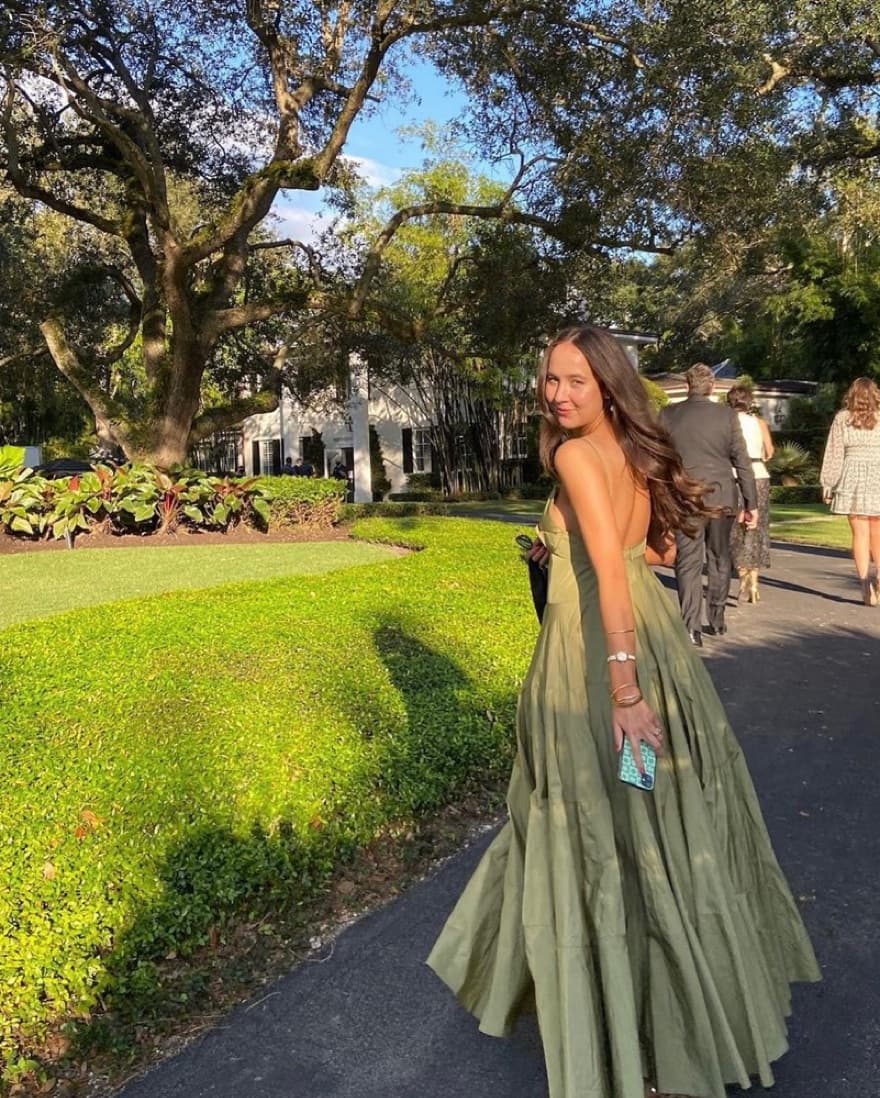 Jacquemus La Robe Manosque In Green - Image 3