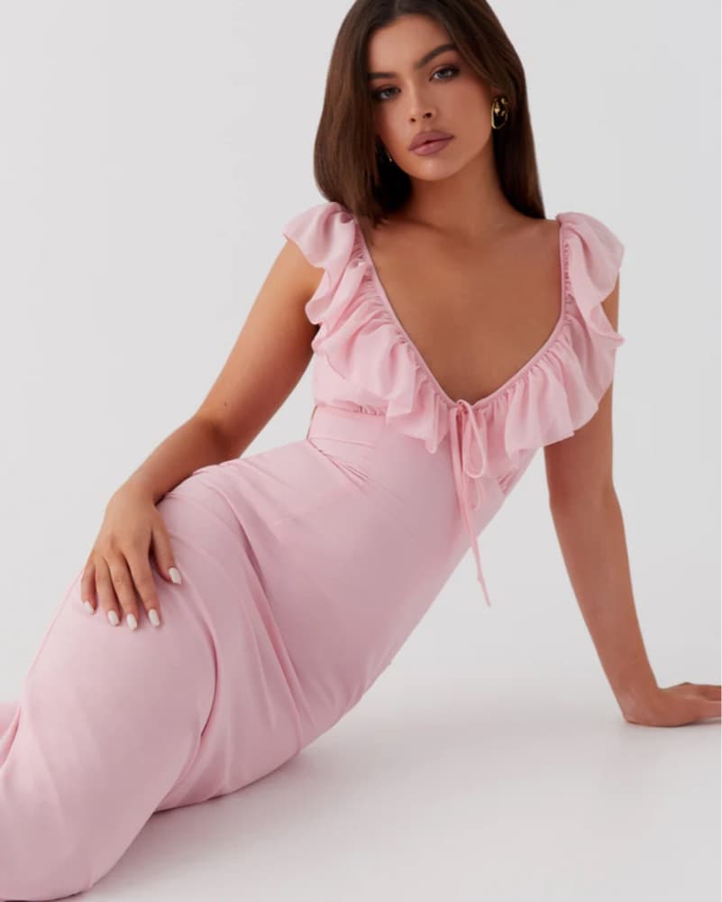 Silvie Maxi Dress Pink Peppermayo - Image 5