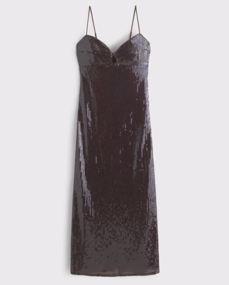 Brown Sequin Dress - Image 1