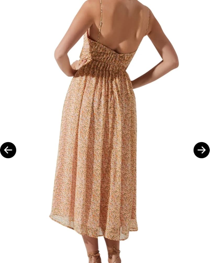 Astr The Label Floral Midi Dress  - Image 3