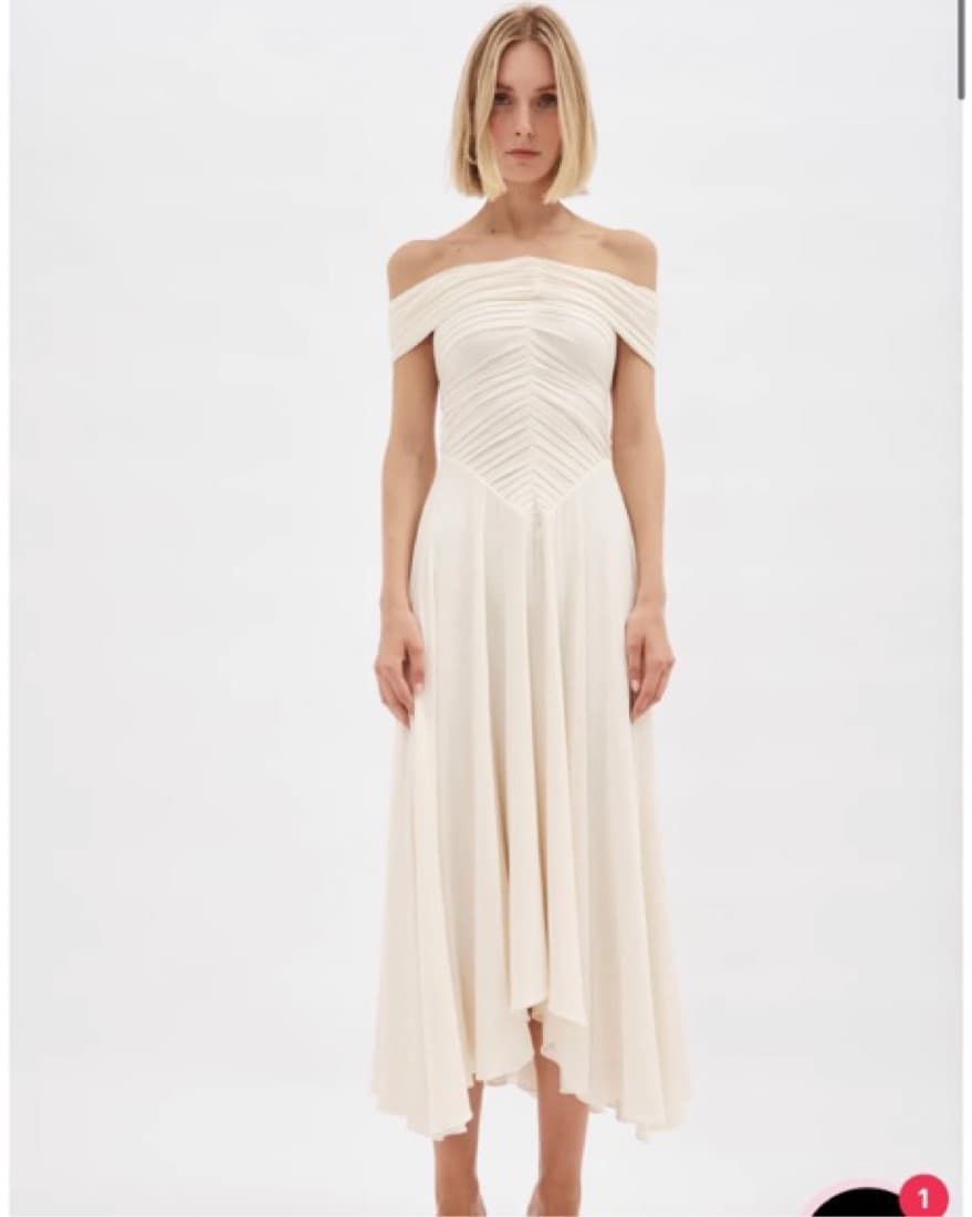 Khaite The Punzel Off Shoulder Dress  - Image 1