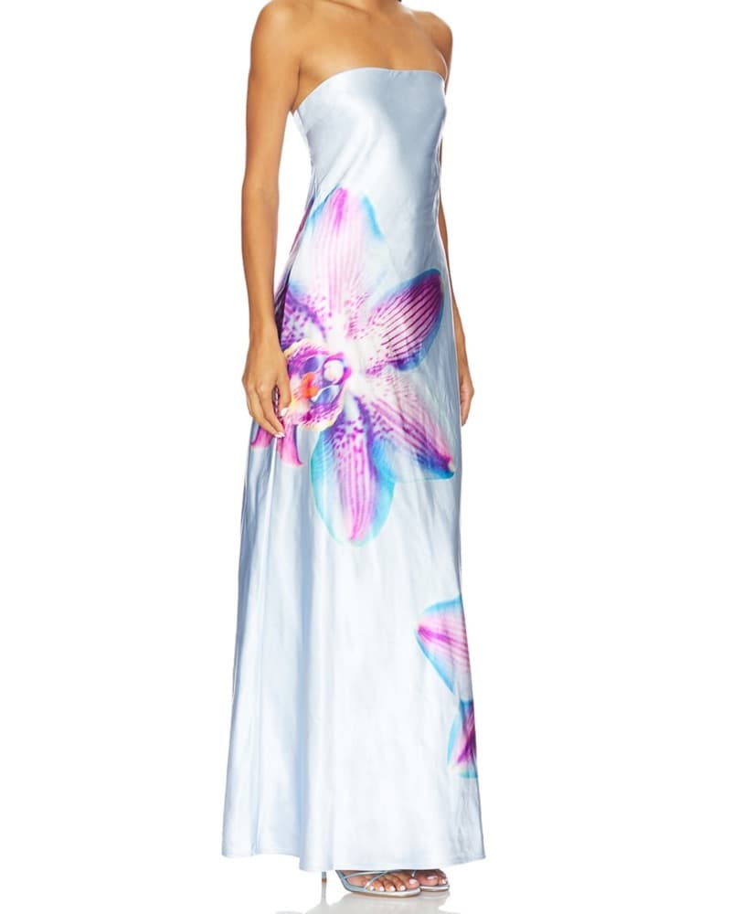 Runaway Label Blue Orchid Maxi Dress XS - Image 2