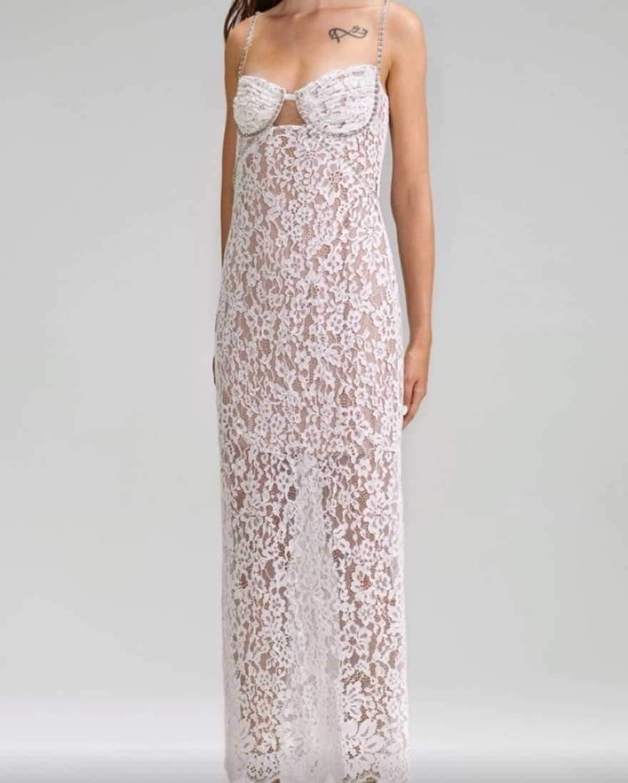 Self-Portrait White lace dress - Image 2