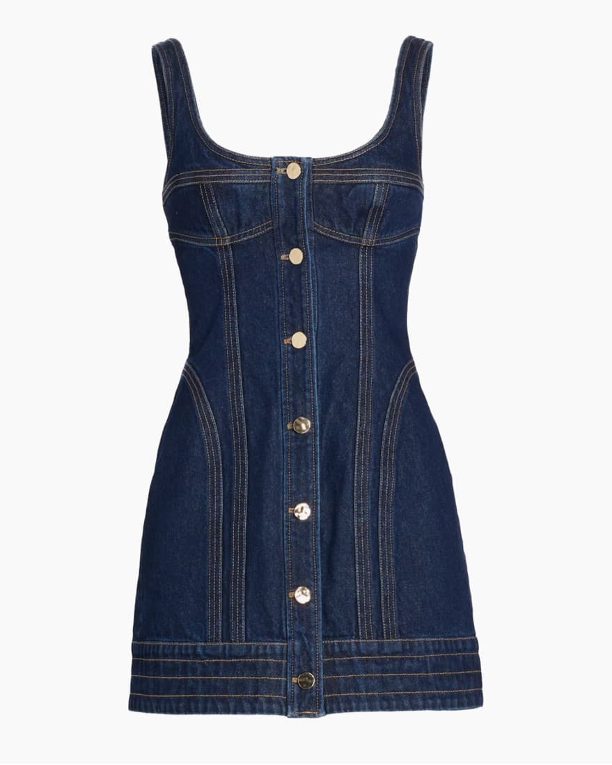 Acler Valleybrook Denim Mini dress - Image 3