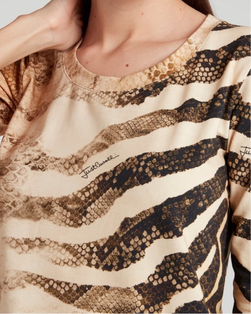 Roberto cavalli -ANIMAL PRINT ASYMMETRIC - Image 3